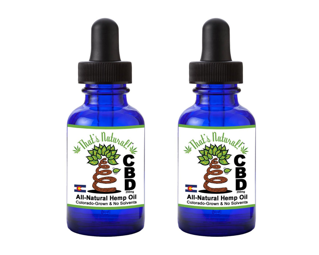 Premium CBD Hemp Oil: Two-Bottle Pack | CBD Oil.Life
