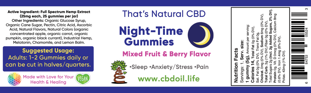 Natural CBD Gummies | CBD Rich Gummies | CBD Oil.Life