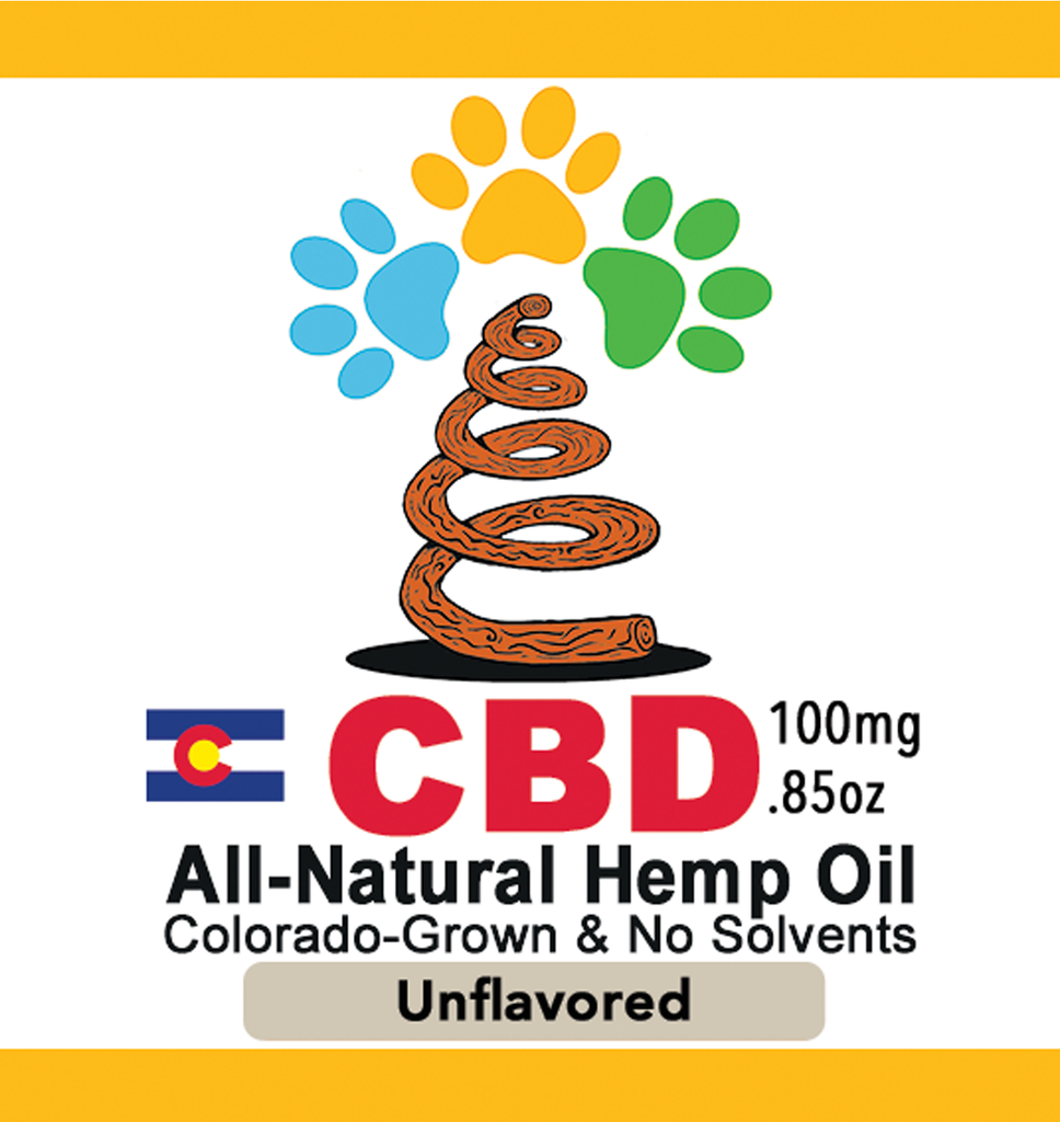 CBD Pet Drops (Unflavored) - 100mg