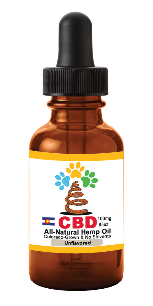 CBD Pet Drops (Unflavored) - 100mg