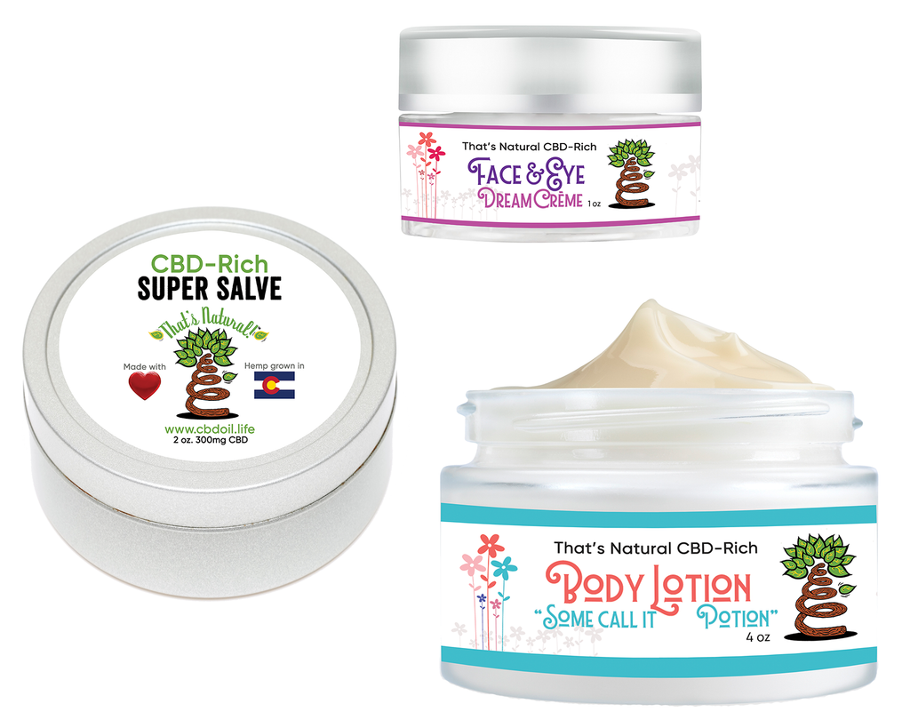 That's Natural CBD Skin Care Sampler